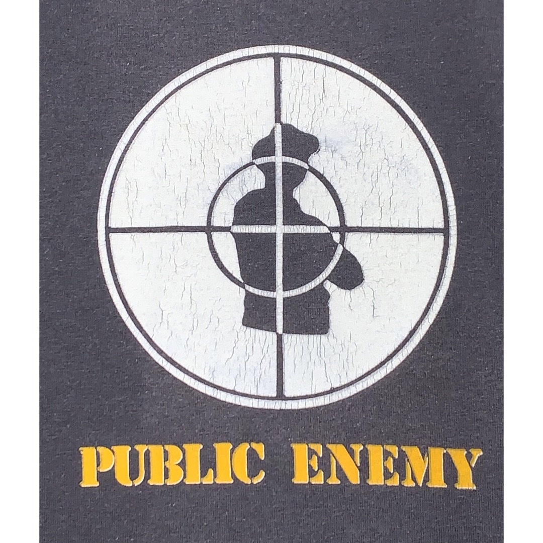 XL PUBLIC ENEMY RAPTEE ヴィンテージT パブリックエネミー袖裾ともにシングルステッチ