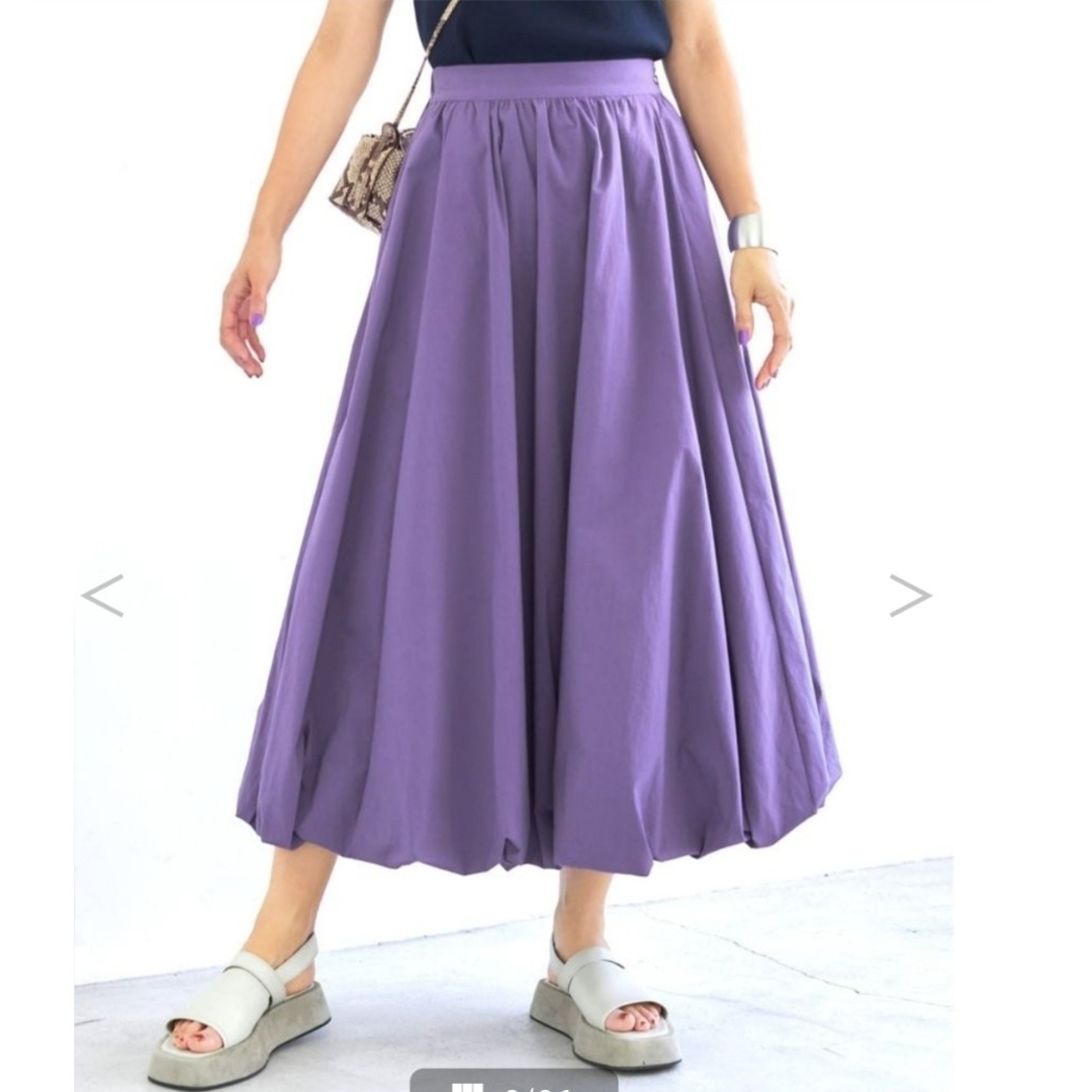 STYLE DELI(スタイルデリ)のハリ感生地のバルーンスカート レディースのスカート(ロングスカート)の商品写真