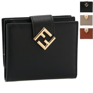 フェンディ(FENDI)のフェンディ FENDI 財布 二つ折り FFダイヤモンド コンパクトウォレット 8M0386 ALWA (財布)