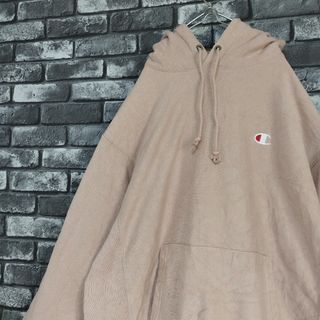 チャンピオン(Champion)のチャンピオンREVERSEWEAVEリバースウィーブプルオーバー刺繍ワンポイント(パーカー)