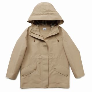 バーバリー(BURBERRY)のバーバリー BURBERRY ジャケット チェック フード付きジャケット ライトウェイト 2023年秋冬新作 8048713(ミリタリージャケット)