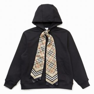 バーバリー(BURBERRY)のバーバリー BURBERRY パーカー プルオーバー スカーフディテール フーディ オーバーサイズ 2023年秋冬新作 8066972(パーカー)