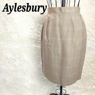 アリスバーリー(Aylesbury)のアリスバーリー【7】タイトスカート　ひざ丈　チェック　カジュアル　レディース(ひざ丈スカート)