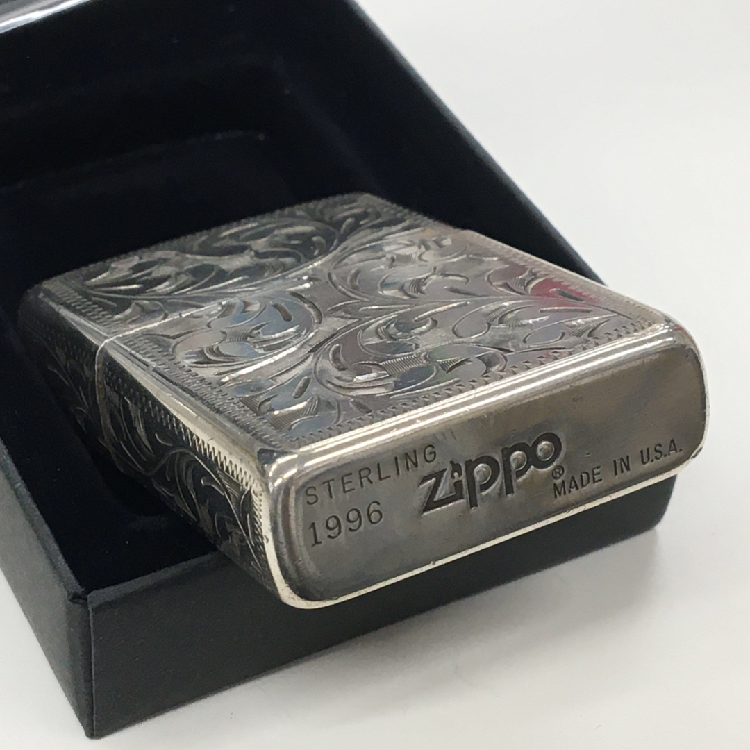 ZIPPO - ZIPPO 純銀 STERLING SILVER 5面総面 フルベネチアン 良品の ...