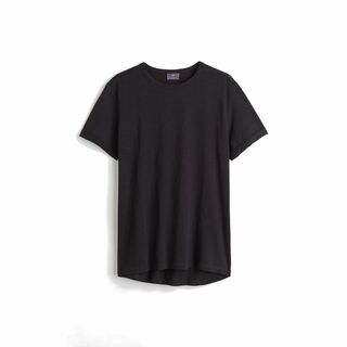 エイチアンドエム(H&M)のH&M レギュラーフィット ターンスリーブ ラウンドカットTシャツ Lサイズ(Tシャツ/カットソー(半袖/袖なし))