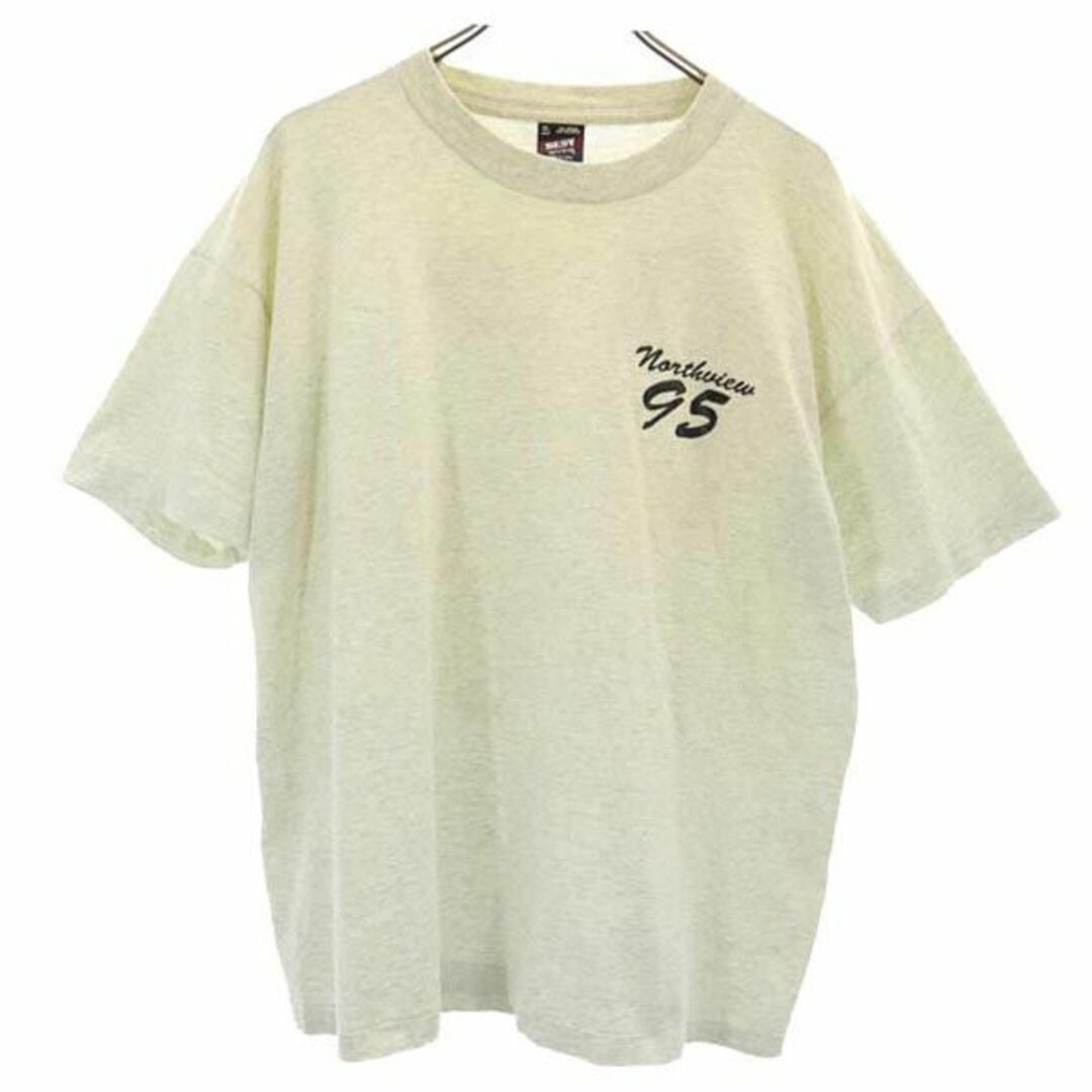 希少 90s ビンテージ USA製 フルーツオブザルーム アフリカ 白Tシャツ