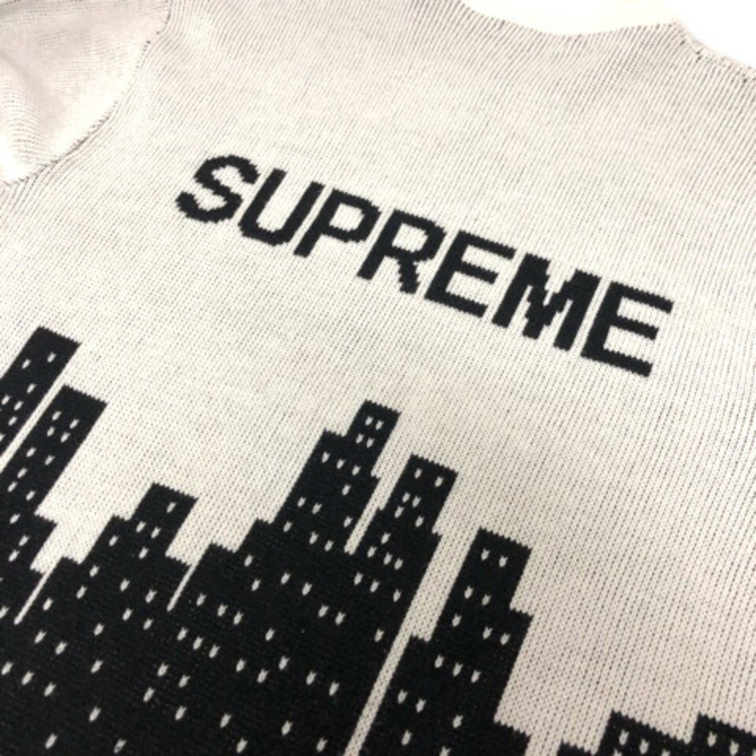 Supreme(シュプリーム)のシュプリーム 20SS ニューヨークセーター ニット 英字 ロゴ 長袖 XL 白 メンズのトップス(ニット/セーター)の商品写真