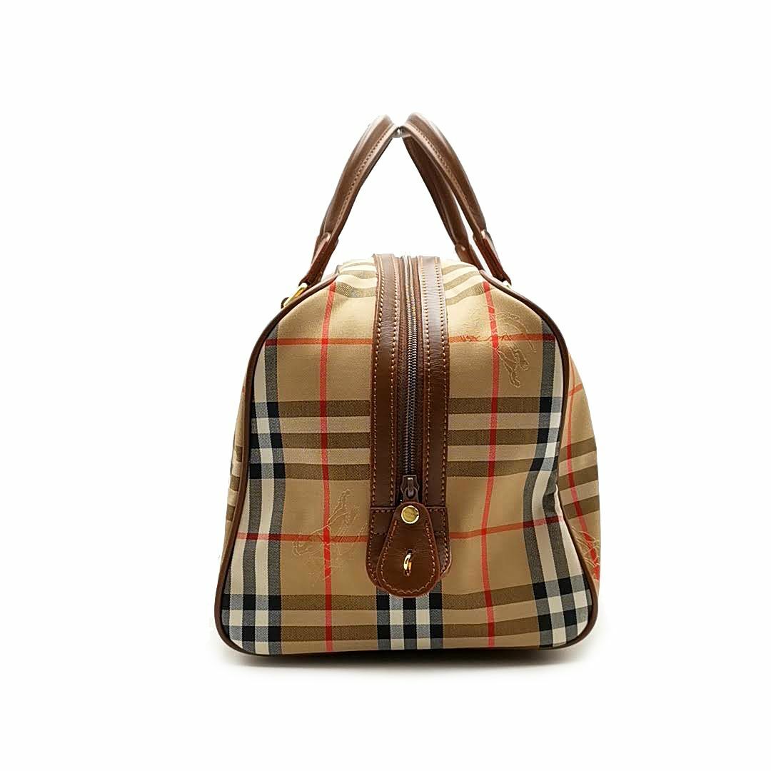 BURBERRY(バーバリー)の美品 バーバリー ボストンバッグ シャドーホース 03-23072405 メンズのバッグ(ボストンバッグ)の商品写真