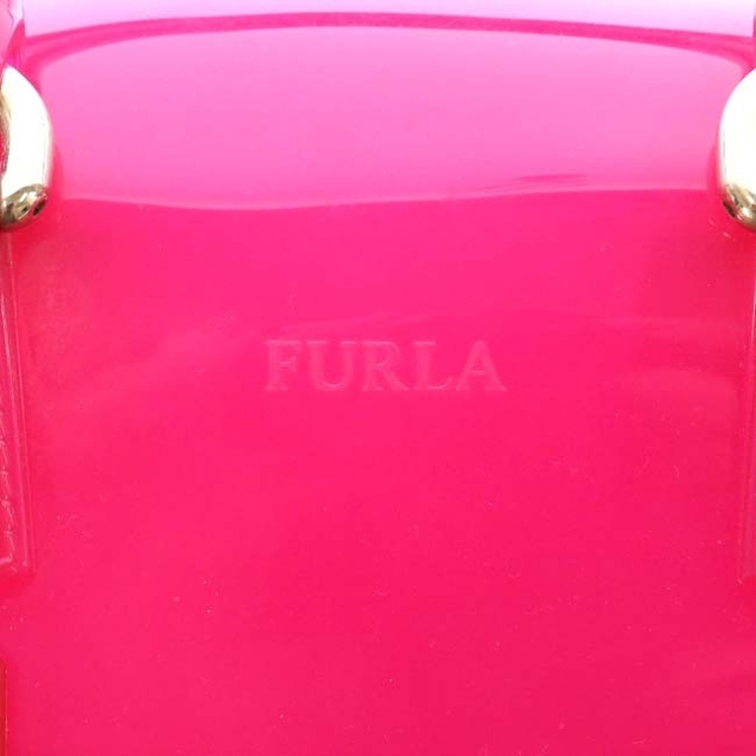 Furla(フルラ)のFURLA キャンディバッグ ハンドバッグ ビニール ゴールド金具 ピンク レディースのバッグ(ハンドバッグ)の商品写真