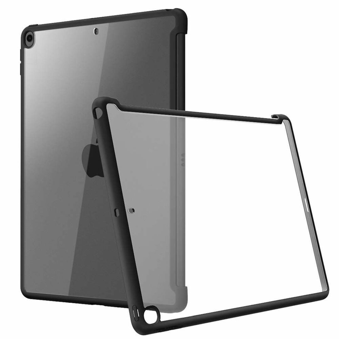 【色: 黒】i-Blason iPad 10.2 インチ 第9世代 2021 ケ