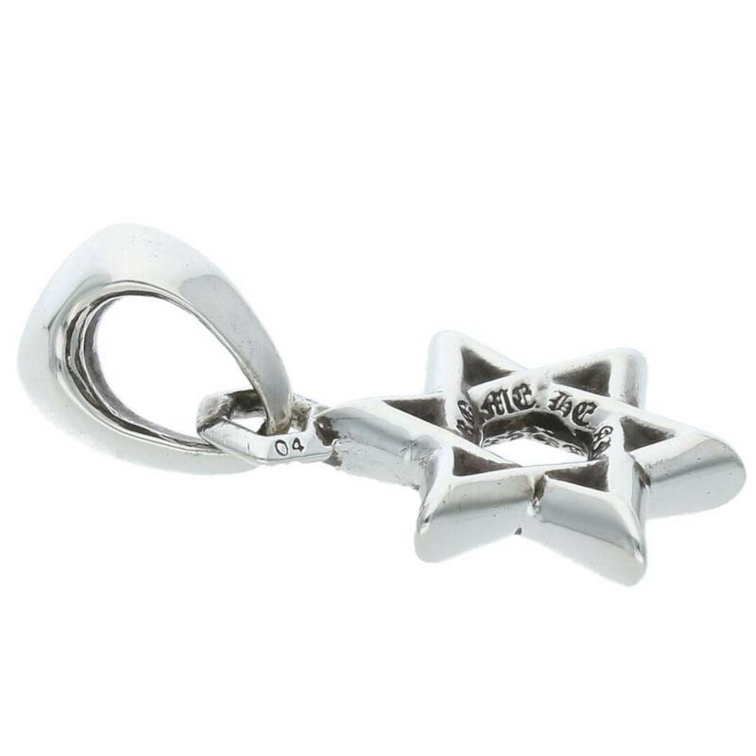 クロムハーツ  STAR OF DAVID CHARM/スターオブダビデチャーム シルバーネックレストップ メンズ