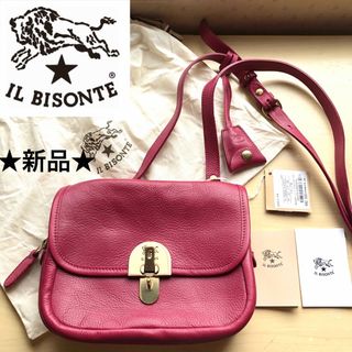 イルビゾンテ(IL BISONTE) ショルダーバッグ（ピンク/桃色系）の通販 ...