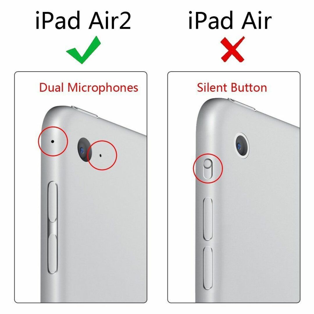 【Fintie】iPad Air 2 (2014) 専用 保護ケース 三つ折スタ 3