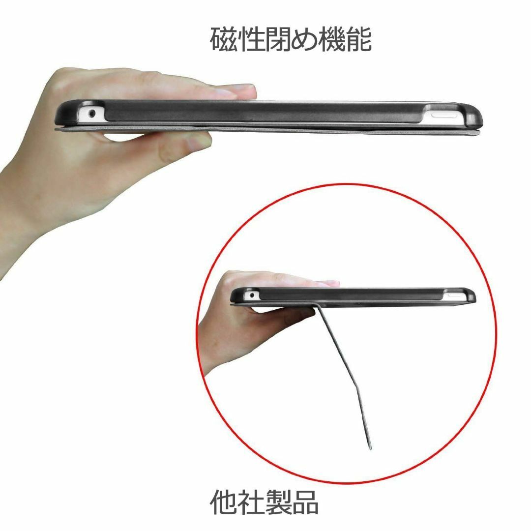 【Fintie】iPad Air 2 (2014) 専用 保護ケース 三つ折スタ 4