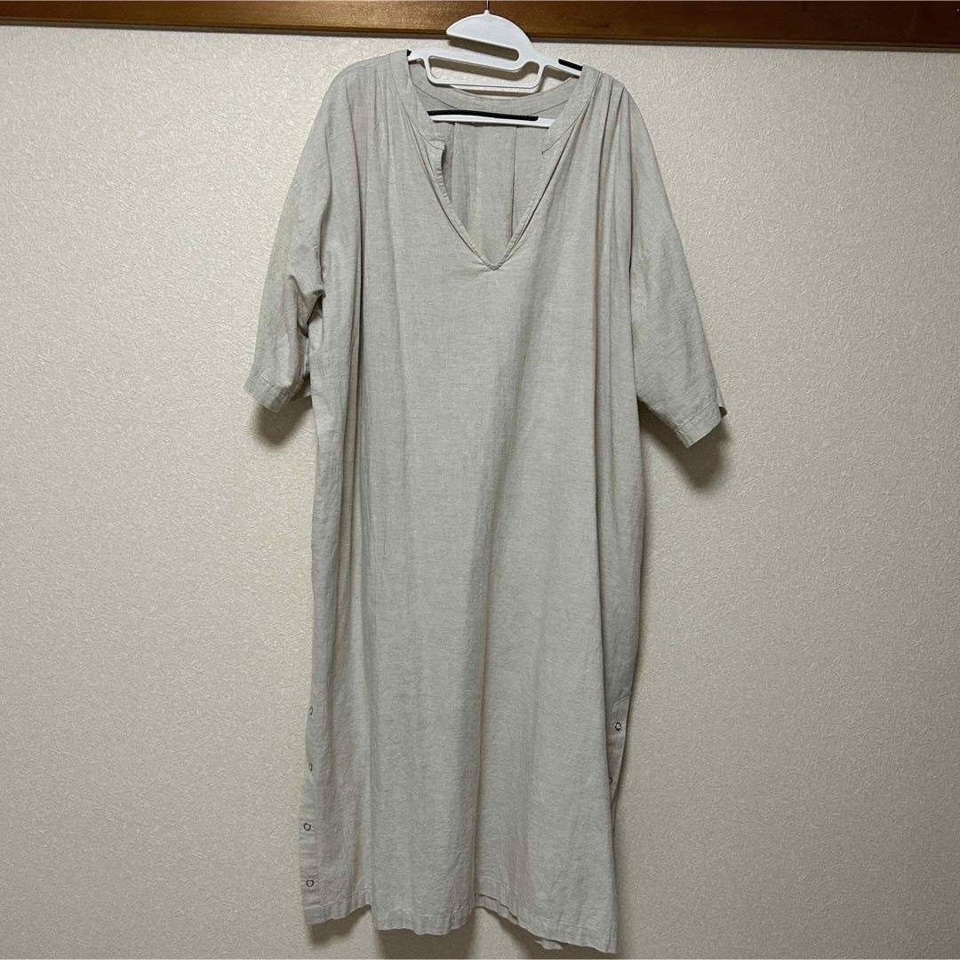 TODAYFUL(トゥデイフル)のtodayful Linen Caftan Dressリネンカフタンドレスワンピ レディースのワンピース(ロングワンピース/マキシワンピース)の商品写真