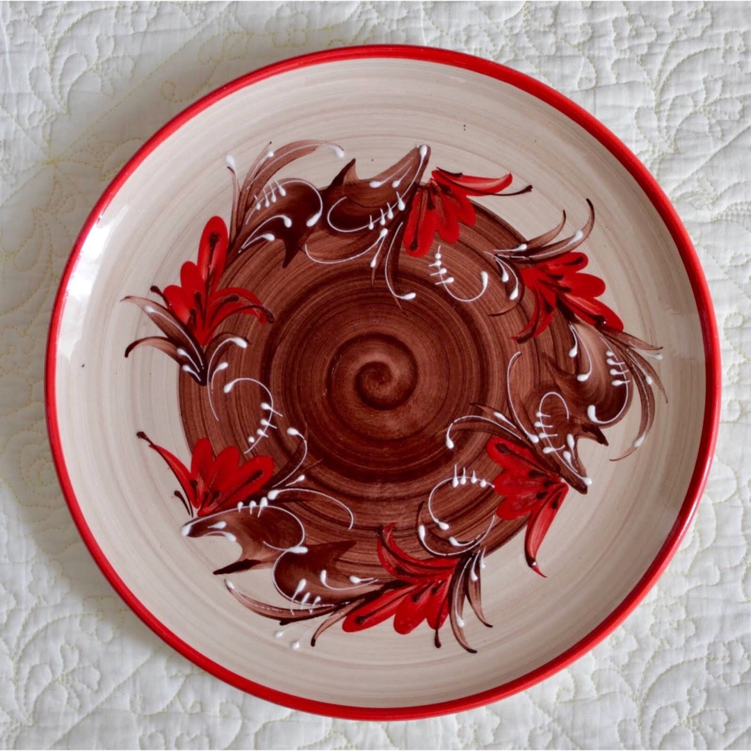 南フランス陶芸の村ヴァロリスのプレート 絵皿　飾皿
