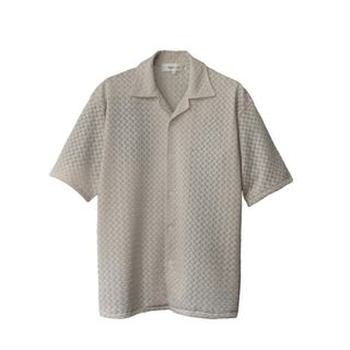 ワンエルディーケーセレクト(1LDK SELECT)のTime is on BALFAS LACE O/C SHIRT Beige(シャツ)