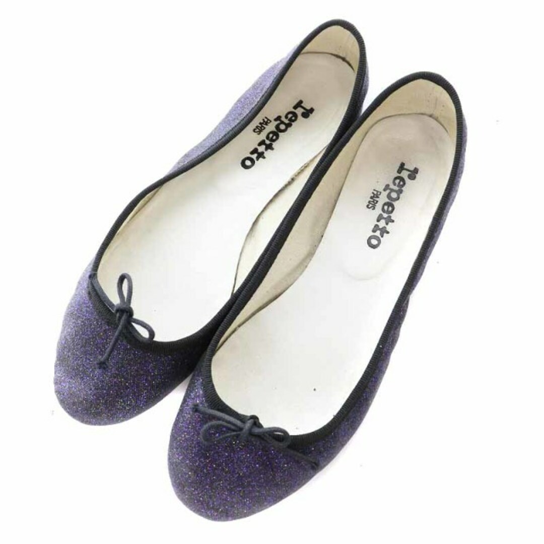 repetto(レペット)のレペット バレエシューズ フラットシューズ パンプス 37 23.3cm 紫 レディースの靴/シューズ(バレエシューズ)の商品写真