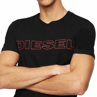 ディーゼル(DIESEL)の新品 L ディーゼル DIESEL ロゴ Tシャツ カットソー JAKE 黒(Tシャツ/カットソー(半袖/袖なし))