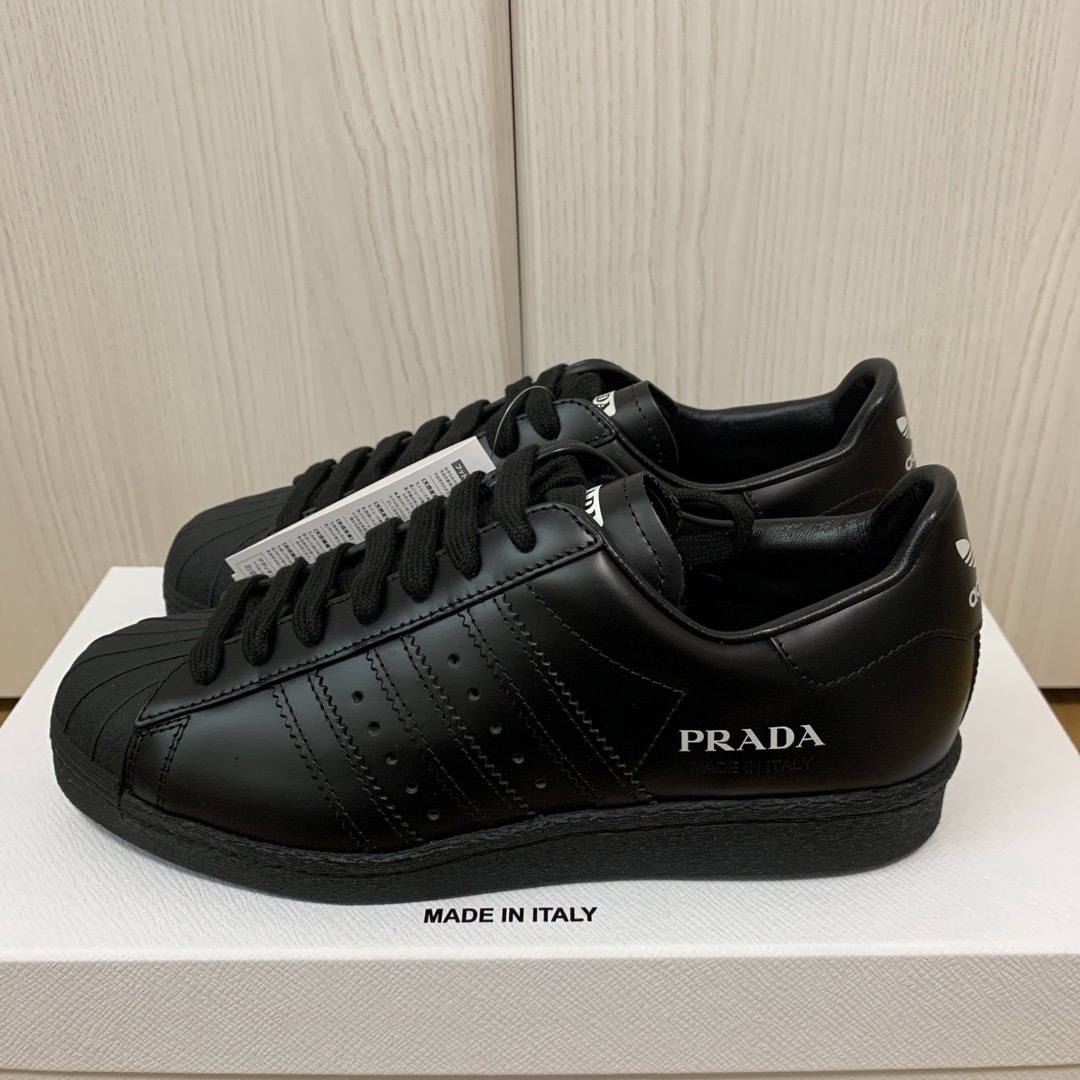 PRADA×adidasコラボ プラダ スーパースター コアブラック