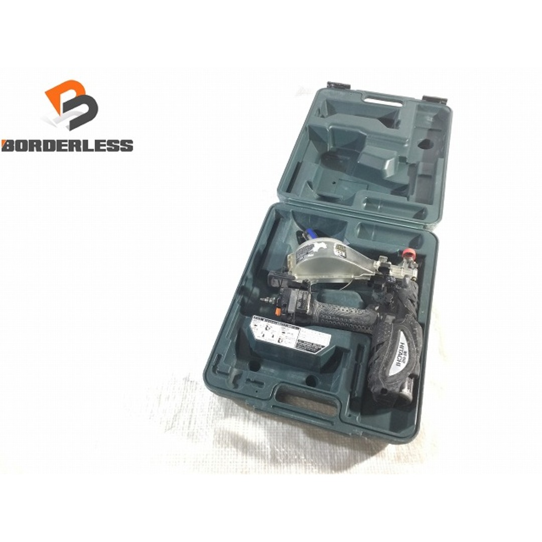 ☆品☆HITACHI 日立工機 4mm 高圧ねじ打機 WF4H2 ビス打ち機 大工道具 エアツール 74440
