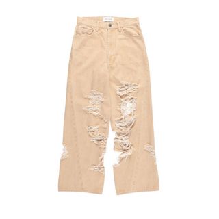新品】BELPER TWISTED DENIM PANTS サイズ01の通販 by るるるん's shop