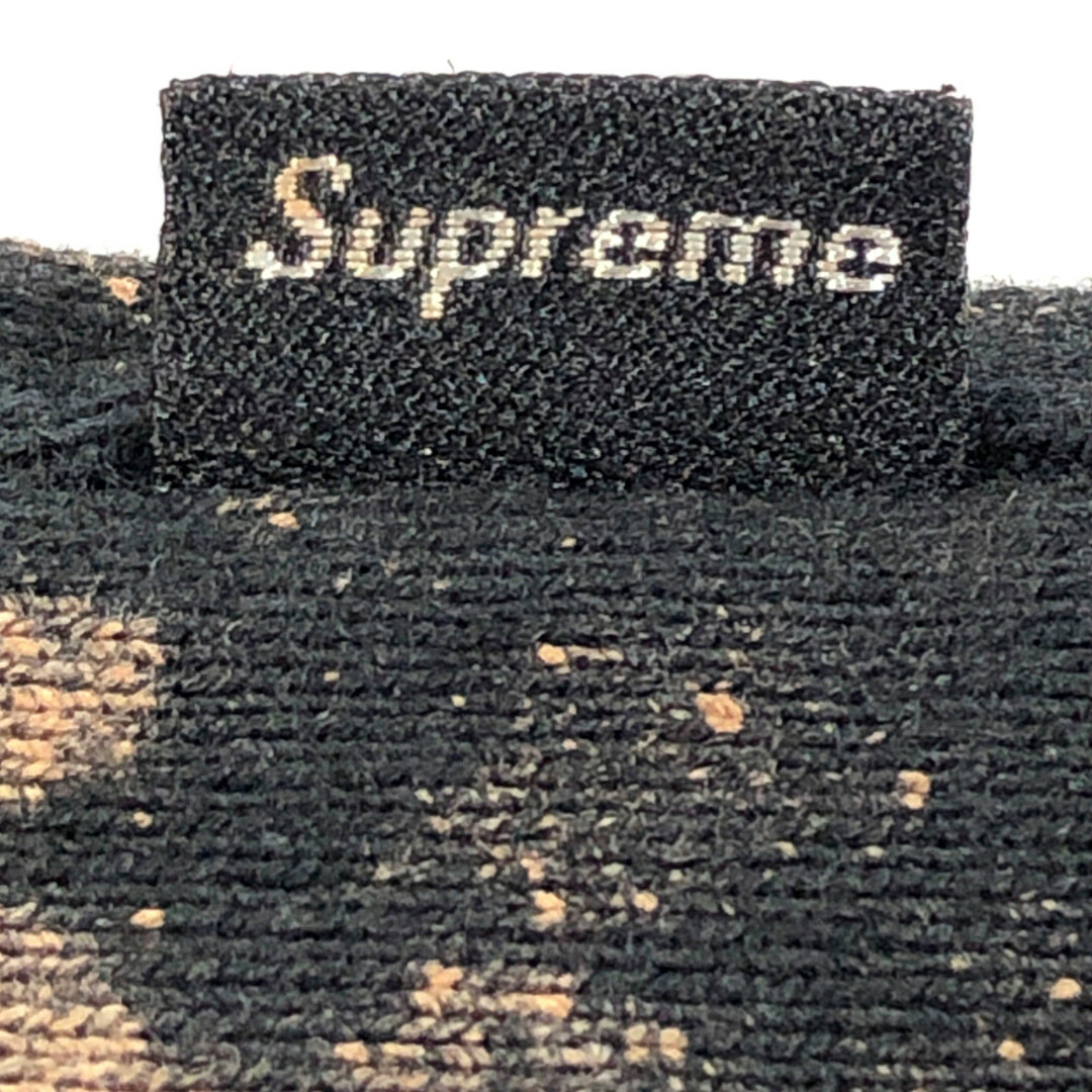 Supreme(シュプリーム)のSUPREME シュプリーム 21AW Bleached Leopard Hooded Sweatshirt レオパード スウェット パーカー 黒 サイズM 正規品 / 31487 メンズのトップス(パーカー)の商品写真