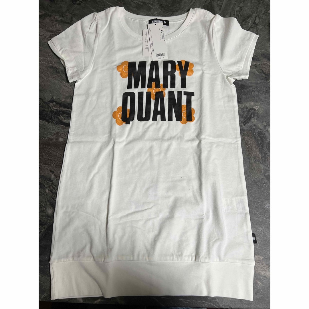 今期新作♡MARY QUANT♡ヘビーコットン ロゴビッグ Tシャツ ホワイト