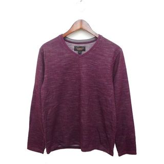 メンズビギ(MEN'S BIGI)のメンズビギ MEN'S BIGI Vネック Tシャツ カットソー 長袖 綿(Tシャツ/カットソー(七分/長袖))