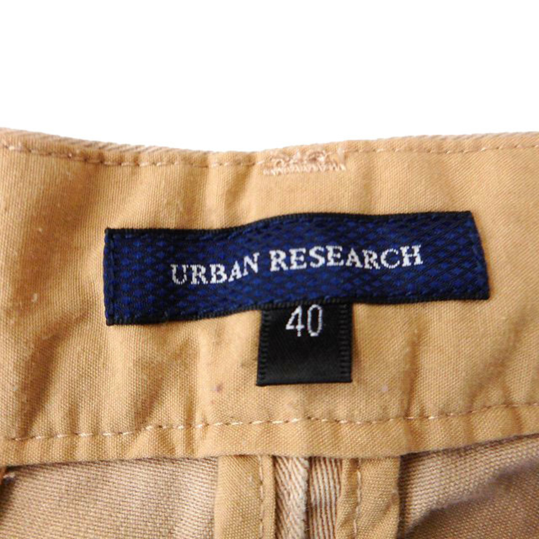 URBAN RESEARCH(アーバンリサーチ)のアーバンリサーチ パンツ テーパード コットン 綿 ジップフライ 無地 40  メンズのパンツ(スラックス)の商品写真