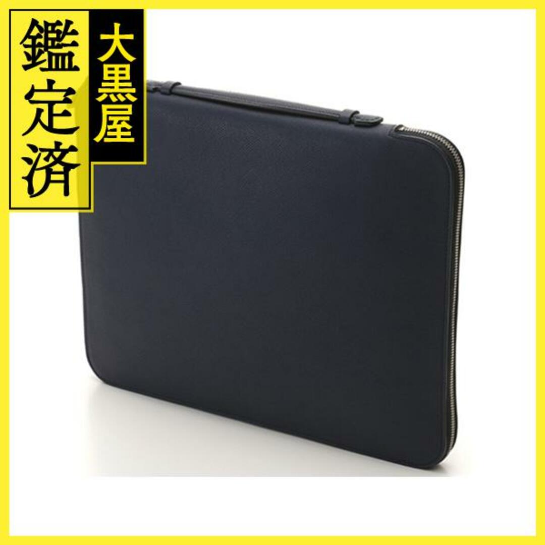 Dunhill - ダンヒル セカンドバッグ パソコンケース レザー ネイビー
