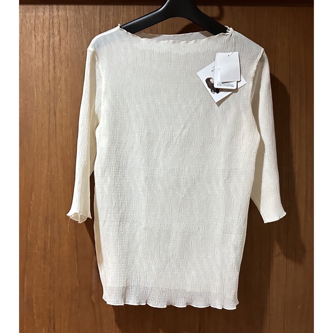 しまむら(シマムラ)のMUMU メロウシャツ　新品未使用タグつき レディースのトップス(Tシャツ(長袖/七分))の商品写真