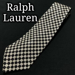 ラルフローレン(Ralph Lauren)のラルフローレン チェック ブラック＆グレー ネクタイ A105-P25(ネクタイ)