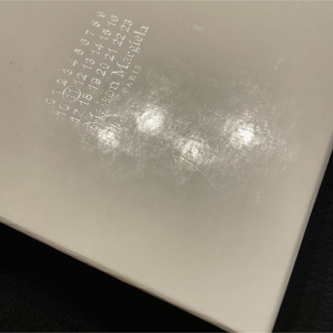 メゾンマルジェラ フラグメントケース 小銭入れ付きカードケース ブラック レザー