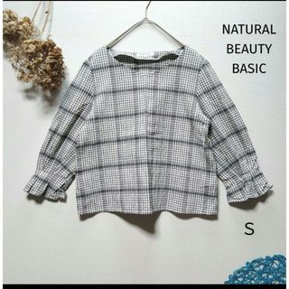 ナチュラルビューティーベーシック(NATURAL BEAUTY BASIC)のナチュラルビューティーベーシック　ドビーチェックブラウス(シャツ/ブラウス(長袖/七分))