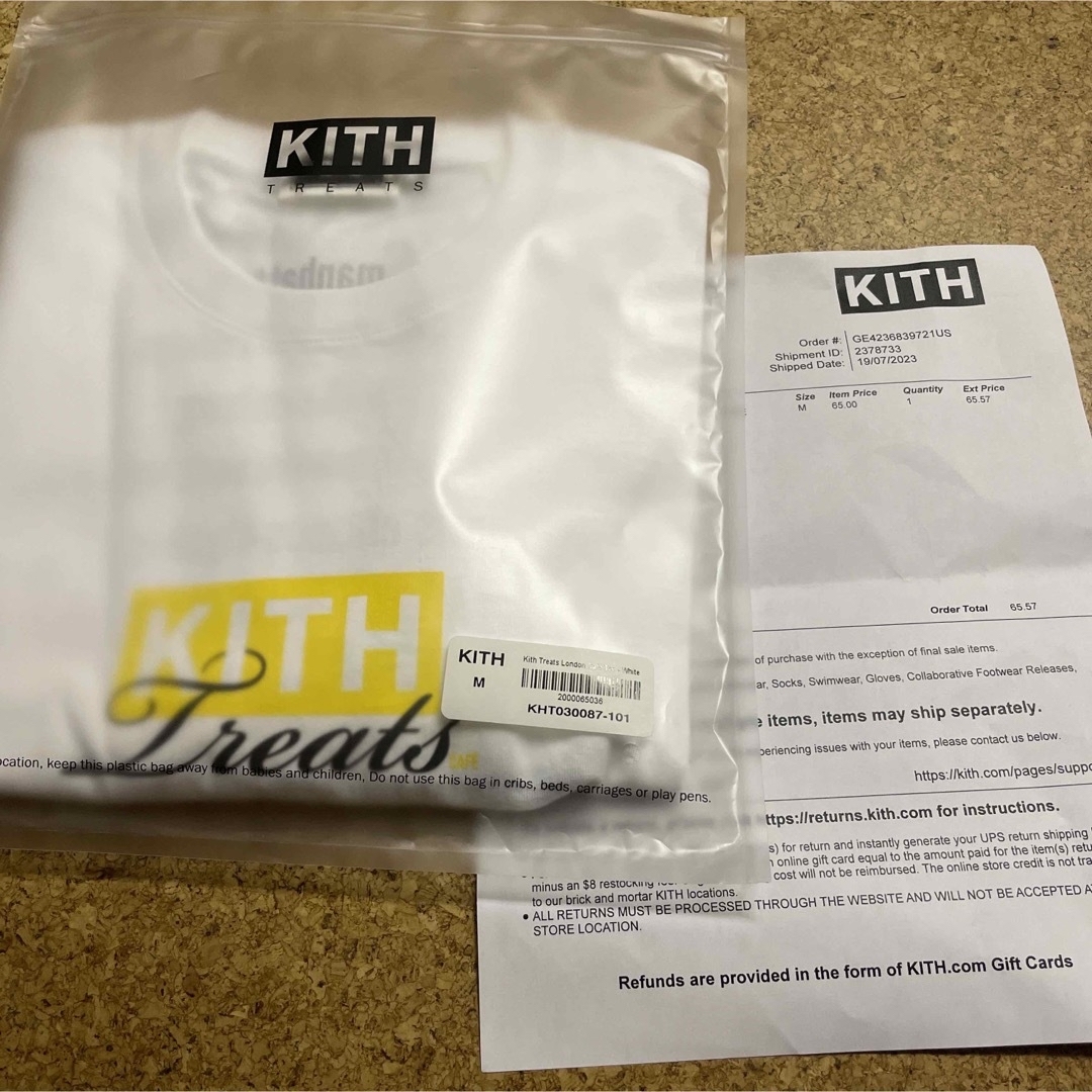 Kith Treats London Café Tee - White Mサイズ 2