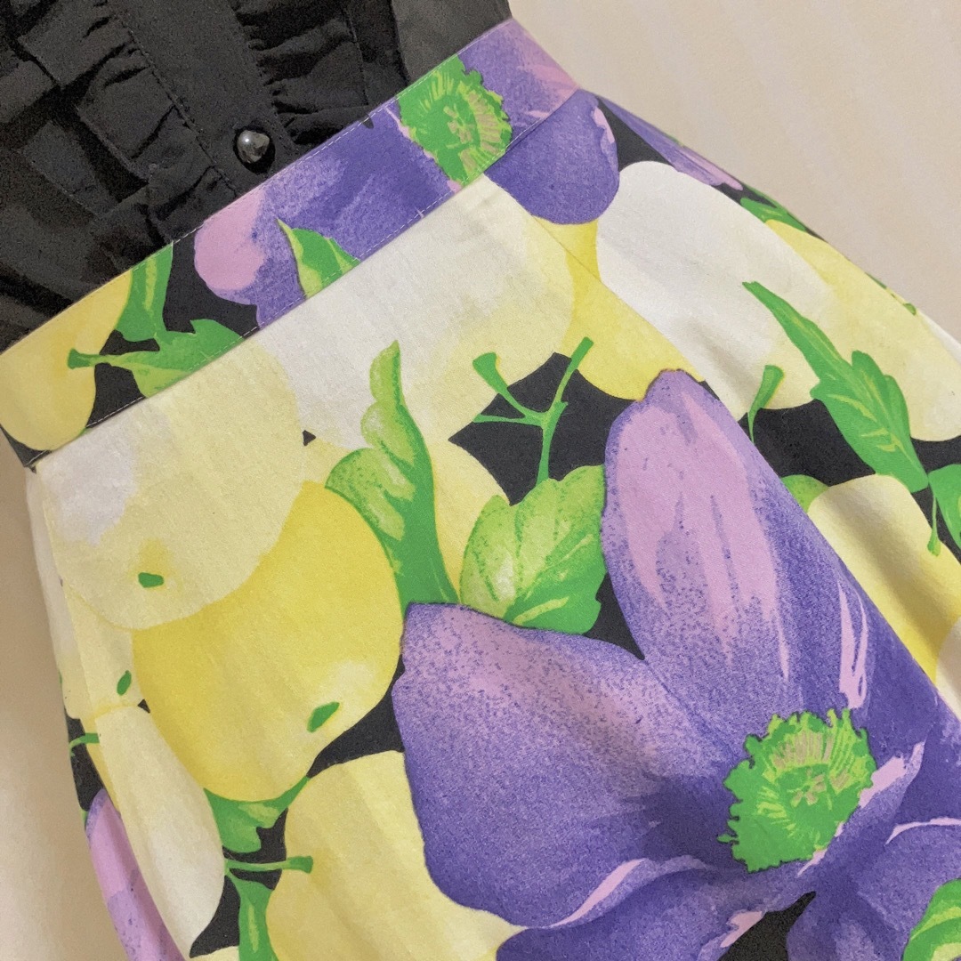 Grimoire(グリモワール)のエルミダ ‪✿ フルーツ＆フラワーフレアスカート ‪✿ レディースのスカート(ロングスカート)の商品写真