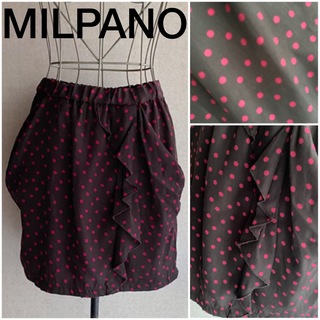 MILPANO/ドット柄ミニスカート(ミニスカート)