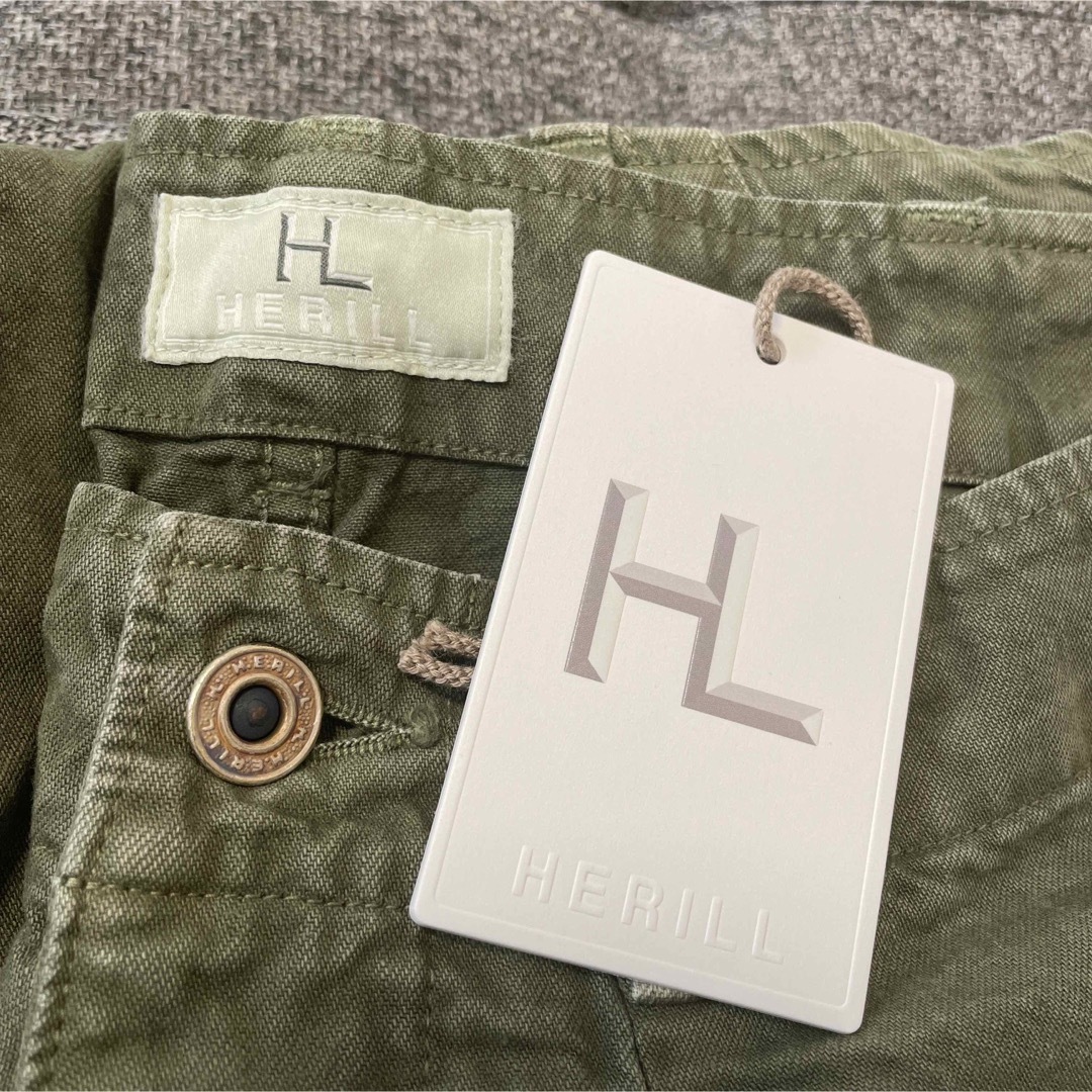 【新品未使用】HERILL ヘリル Nep denim M44 Trousers