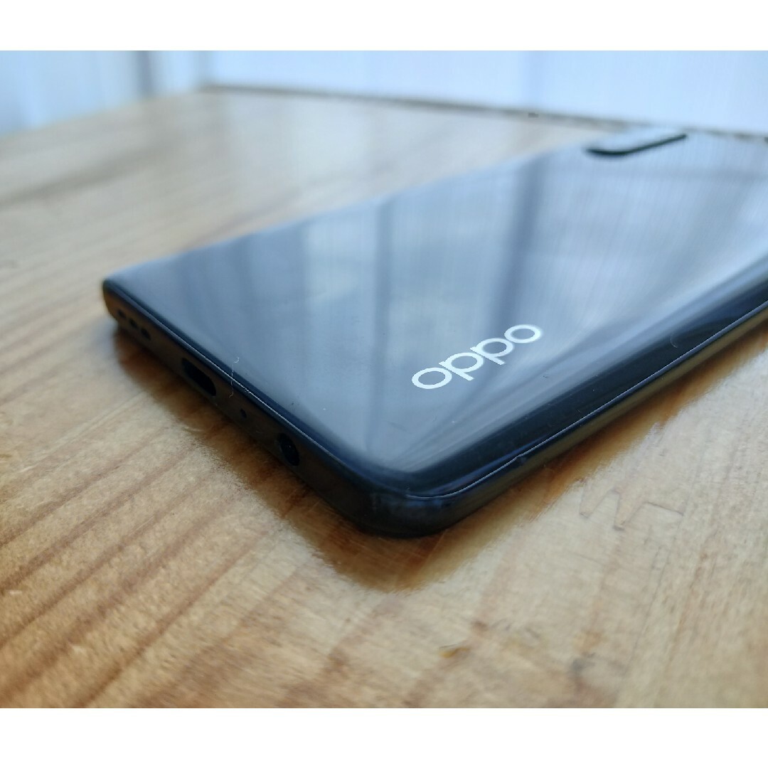 OPPO(オッポ)の【ジャンク品】OPPO Reno3A　ブラック スマホ/家電/カメラのスマートフォン/携帯電話(スマートフォン本体)の商品写真