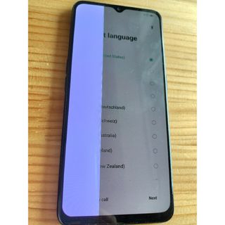 オッポ(OPPO)の【ジャンク品】OPPO Reno3A　ブラック(スマートフォン本体)