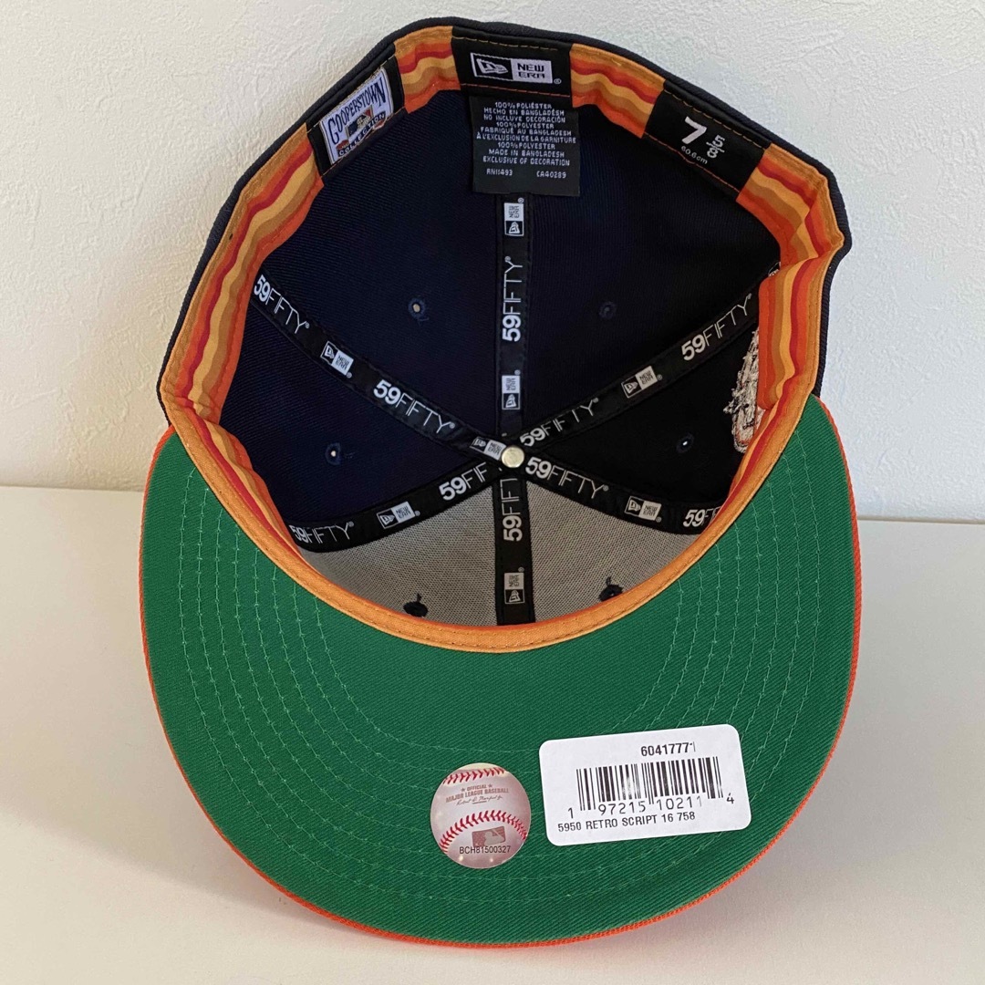 NEW ERA(ニューエラー)のNew Era Cap 5/8 ツバ裏グリーン ニューエラ アストロズ キャップ メンズの帽子(キャップ)の商品写真