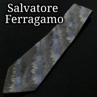 サルヴァトーレフェラガモ(Salvatore Ferragamo)のフェラガモ レジメンタル ダークグリーン ネクタイ A105-Q22(ネクタイ)