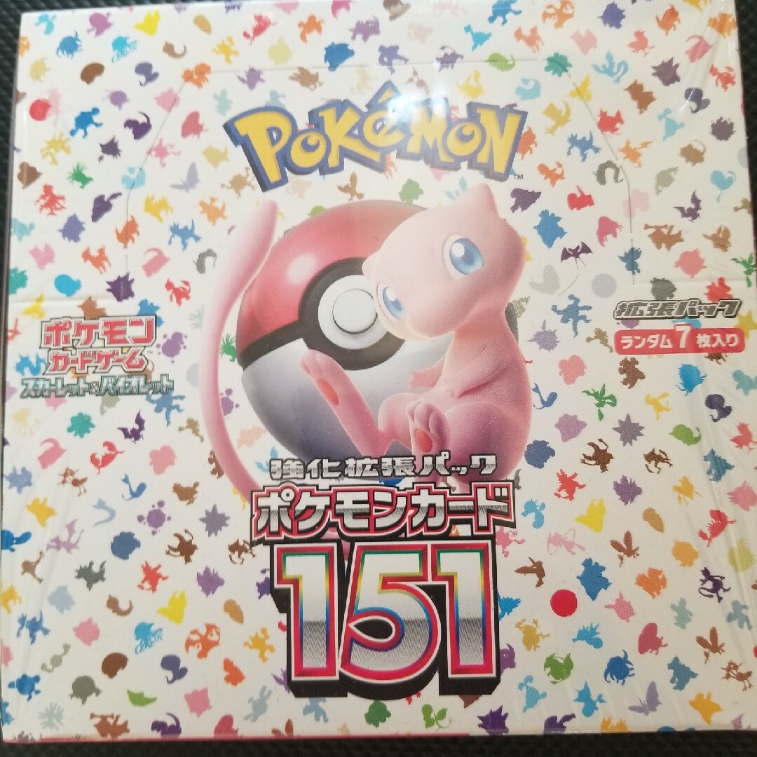 Box/デッキ/パックポケモンカード 151 1BOX 未開封 シュリンク付き