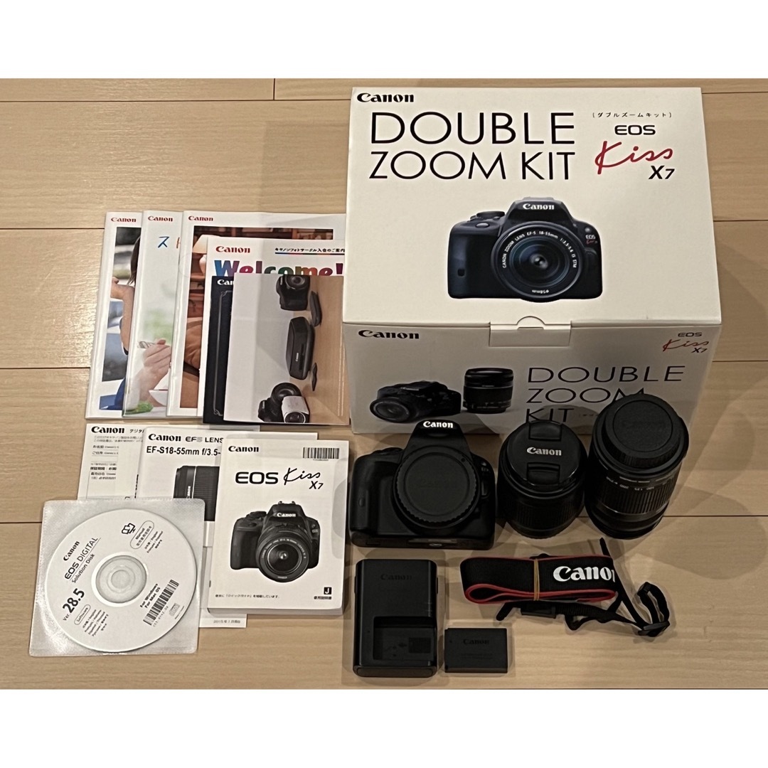 ☆美品☆Canon / EOS KISS7 ダブルズームキット