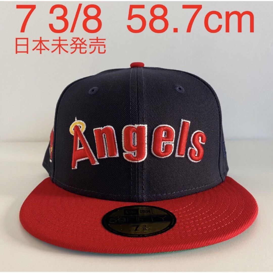 New Era Cap 3/8 ツバ裏グリーン ニューエラ エンゼルス キャップ-