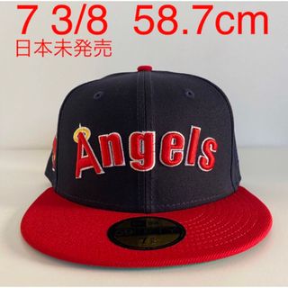 ニューエラー(NEW ERA)のNew Era Cap 3/8 ツバ裏グリーン ニューエラ エンゼルス キャップ(キャップ)