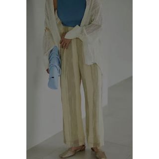 アメリヴィンテージ(Ameri VINTAGE)のアメリヴィンテージ　PAINT STRIPE RELAX PANTS(カジュアルパンツ)