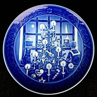 ロイヤルコペンハーゲン(ROYAL COPENHAGEN)の★美品 ◆ ロイヤルコペンハーゲン　イヤープレート　2011年　キャンドル(食器)