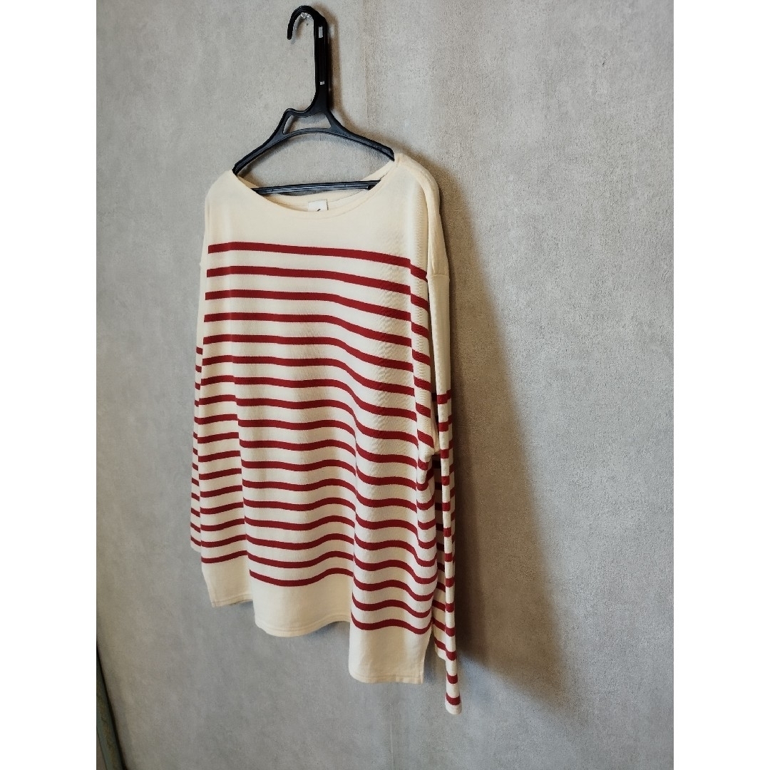 6 (ROKU)(ロク)の＜6(ROKU)＞RASCHEL BORDER PULLOVER 2/カットソー レディースのトップス(Tシャツ(長袖/七分))の商品写真